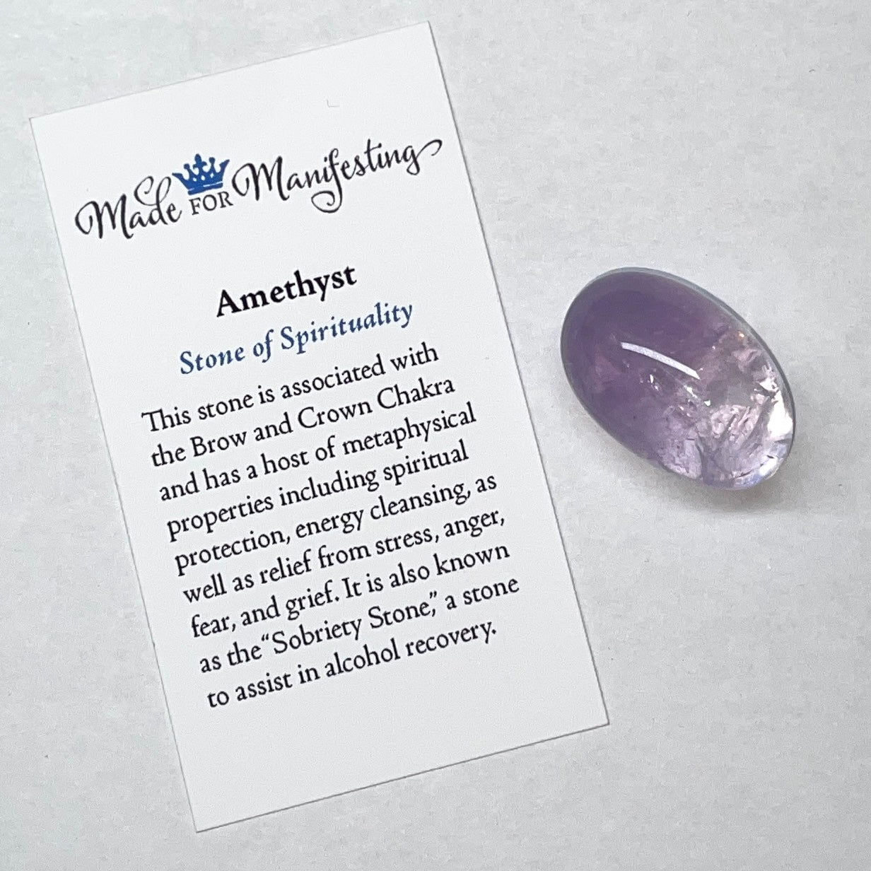 Amethyst Tumbled Stone