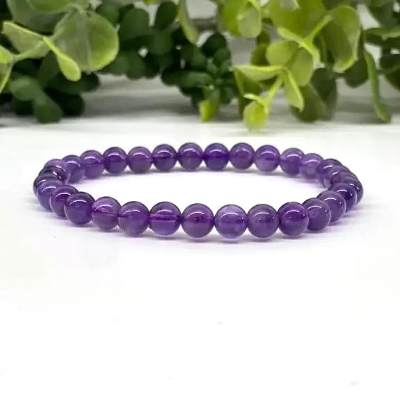 Amethyst 6mm Bracelet