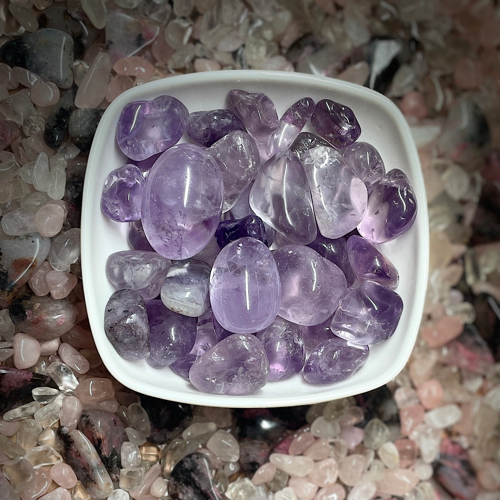 Amethyst Tumbled Stone