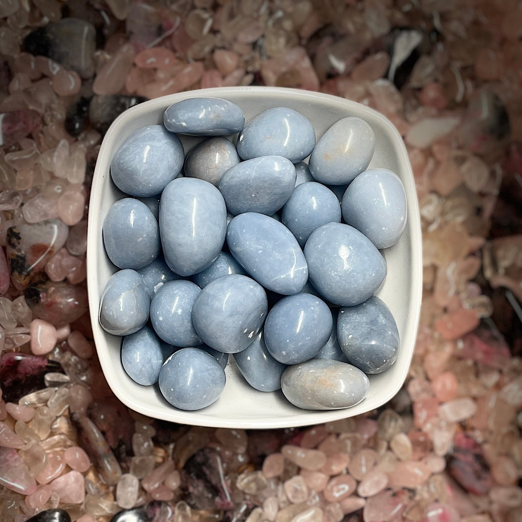 Angelite Tumbled Stone