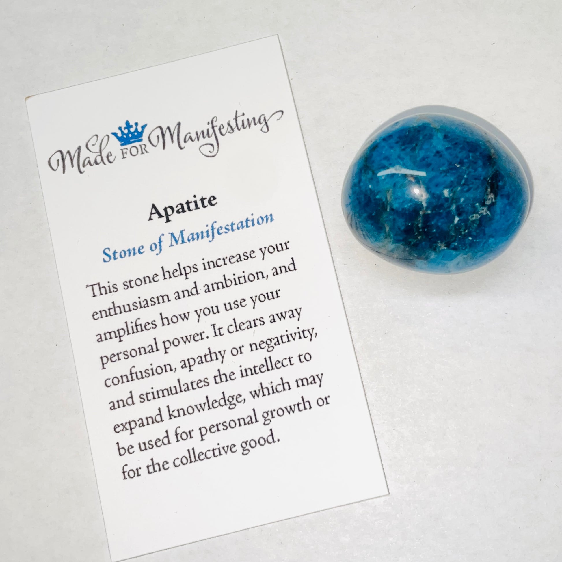 Apatite Tumbled Stone