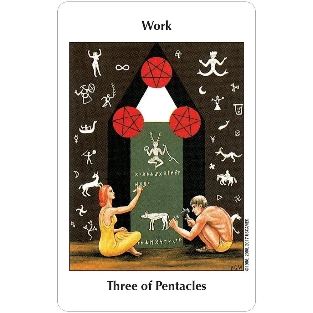 Barbara Walker Tarot in a Tin - U.S. Games Systems