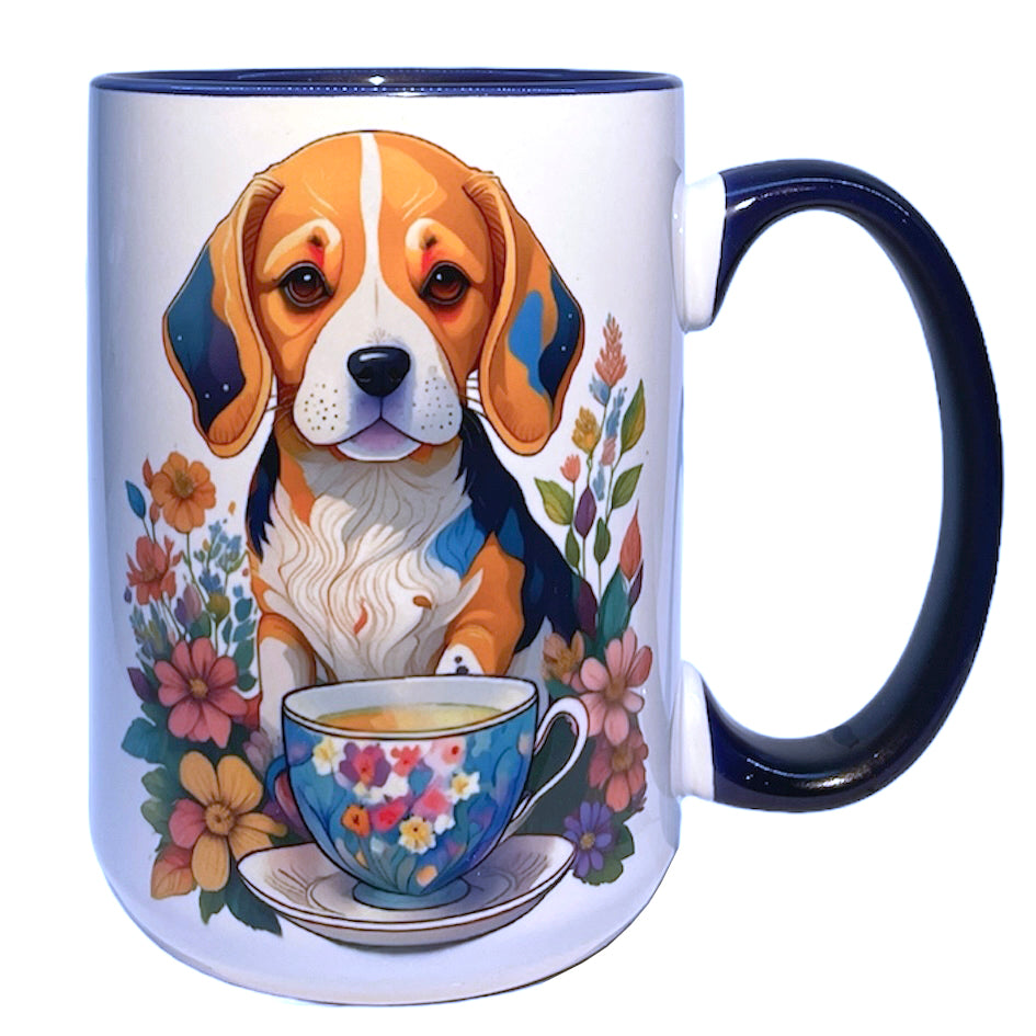 Artisan Beagle 15 oz Mug