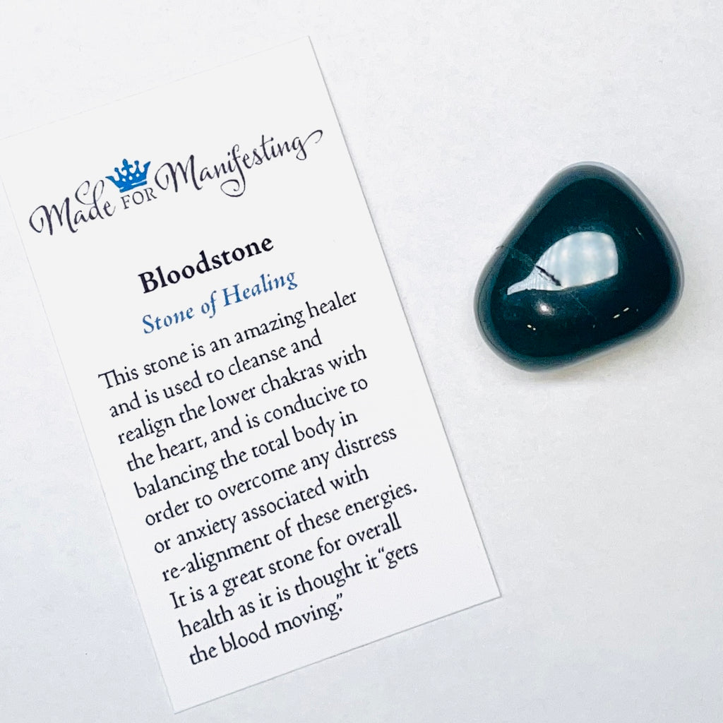 Bloodstone Tumbled Stone