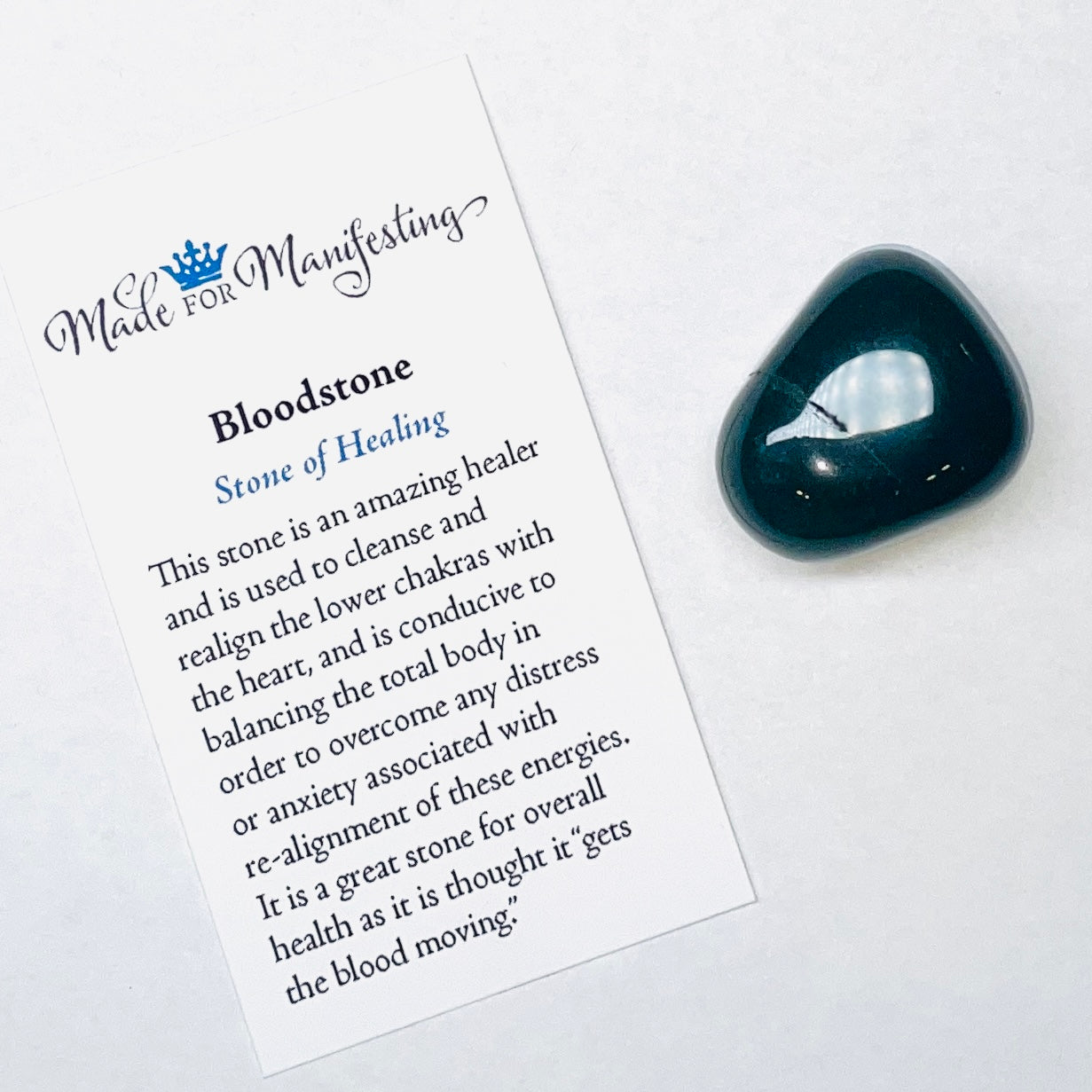 Bloodstone Tumbled Stone