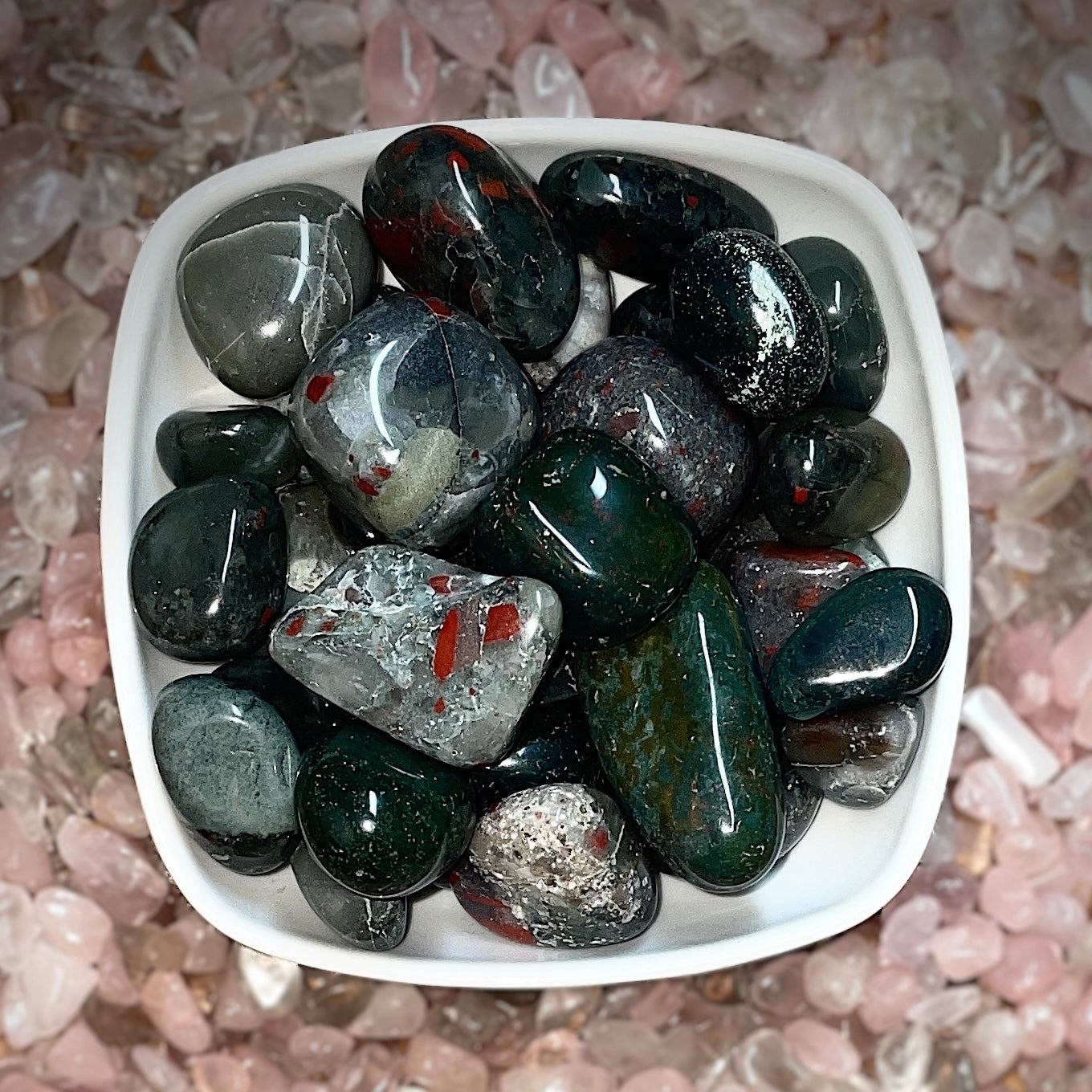 Bloodstone Tumbled Stone