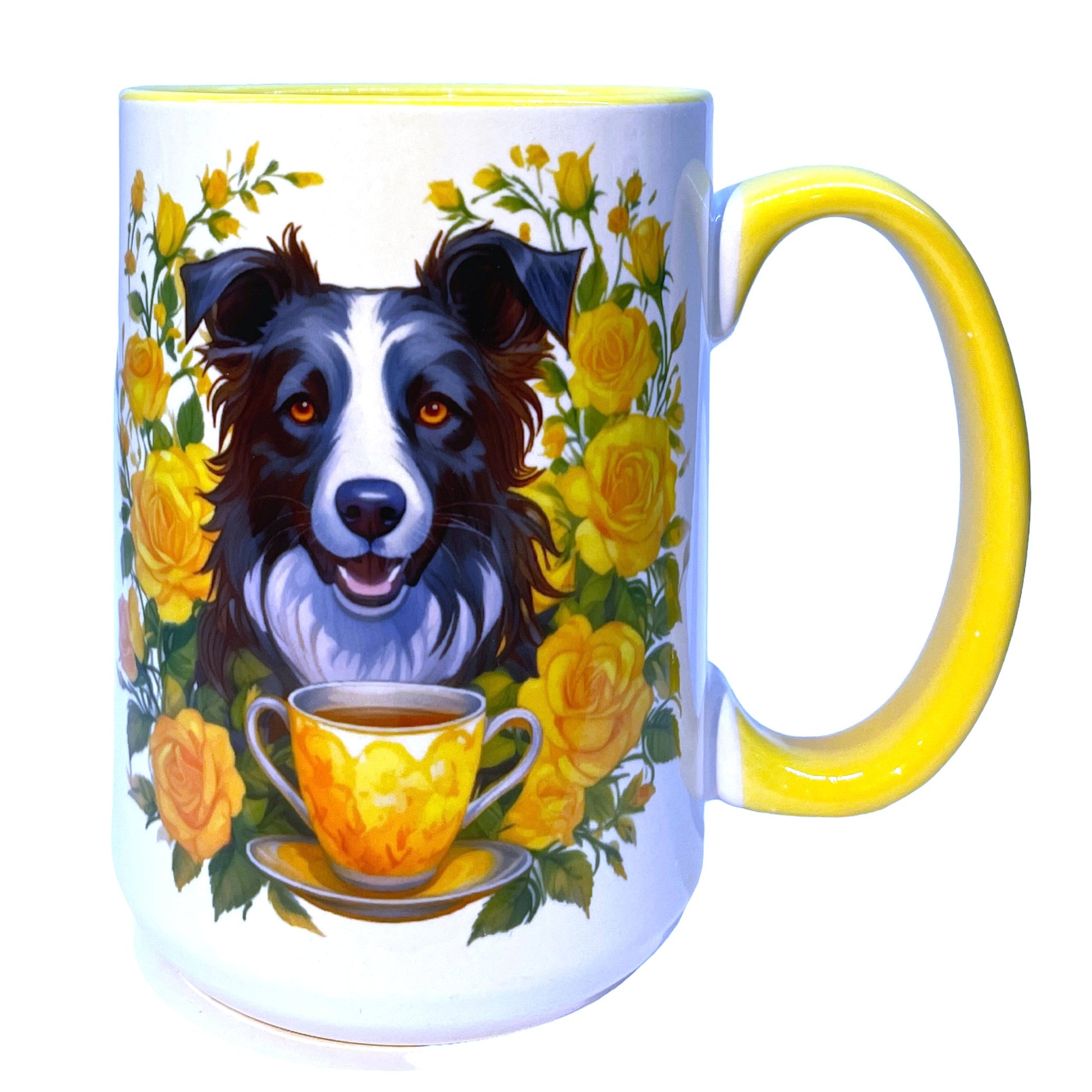 Artisan Border Collie 15 oz Mug