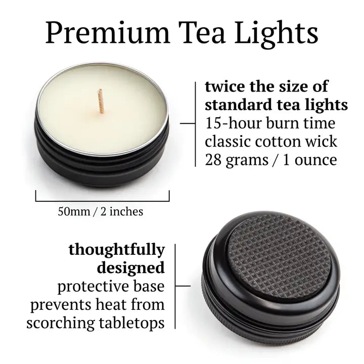 1oz Sandalwood Tea Light - Hemlock Park