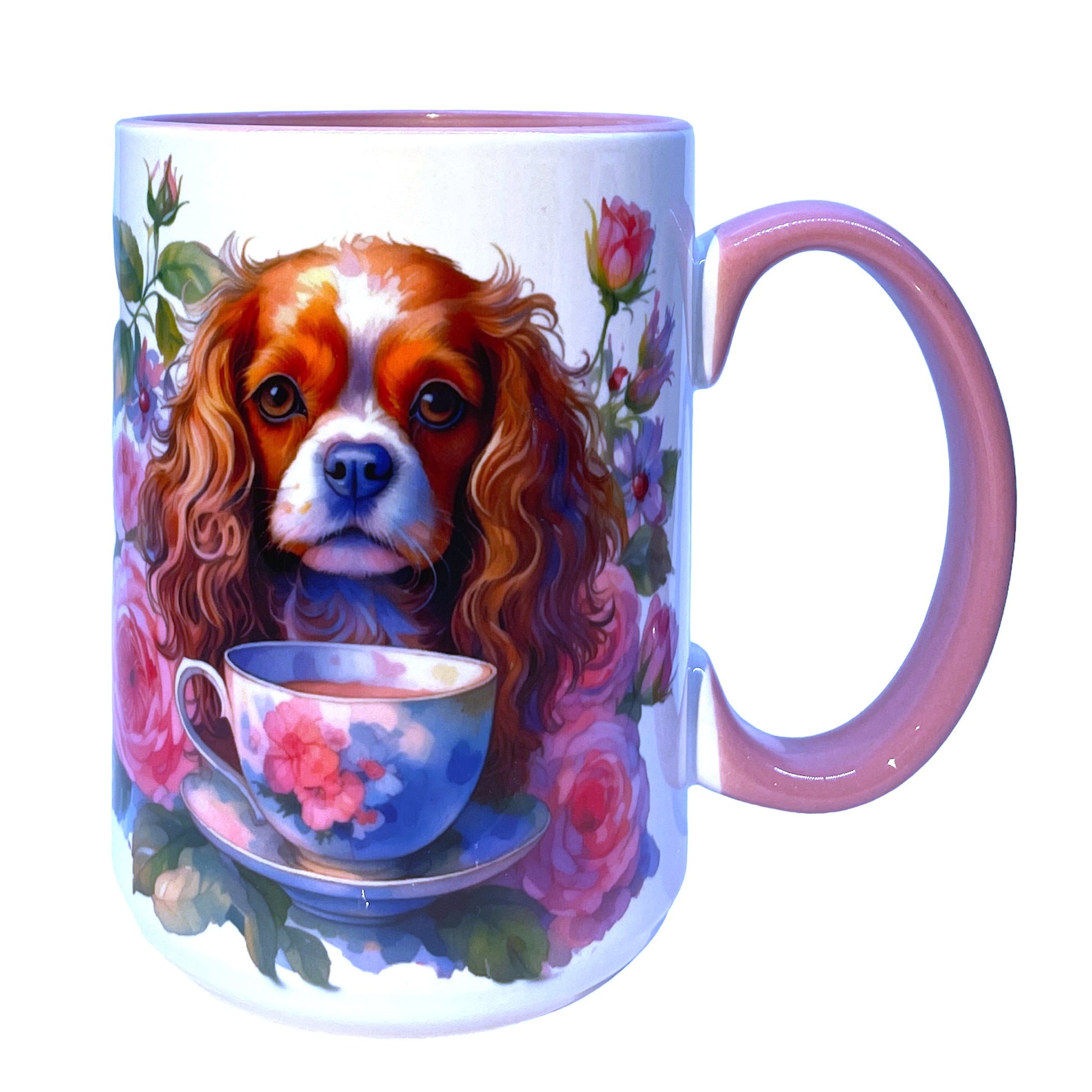 Artisan Cavalier King Charles Spaniel 15 oz Mug