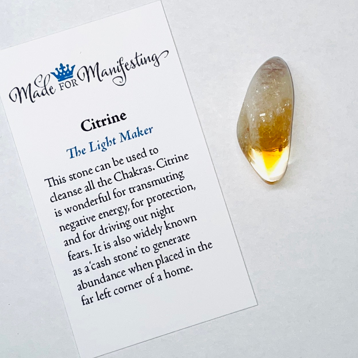 Citrine Tumbled Stone