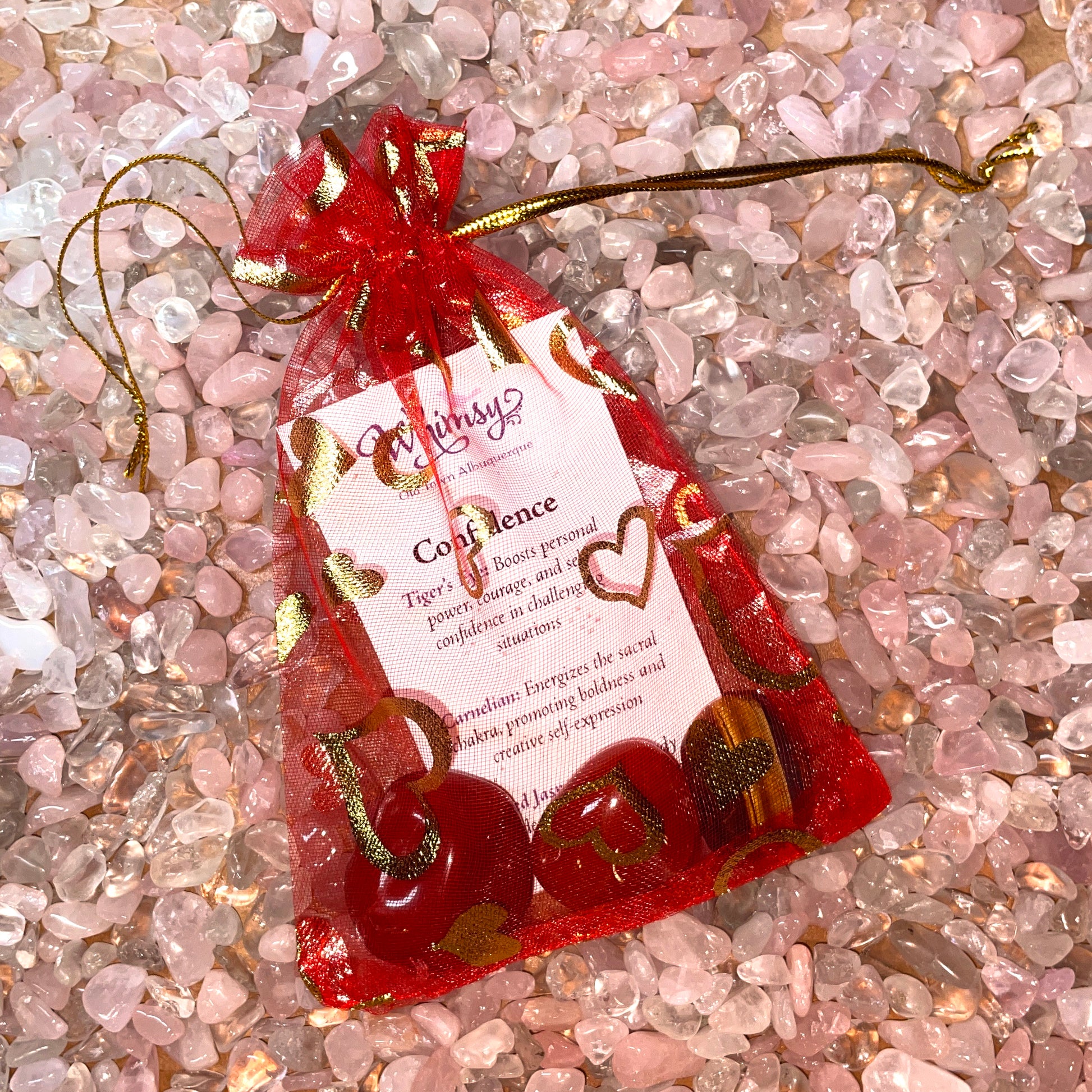 Confidence Intention Crystal Set