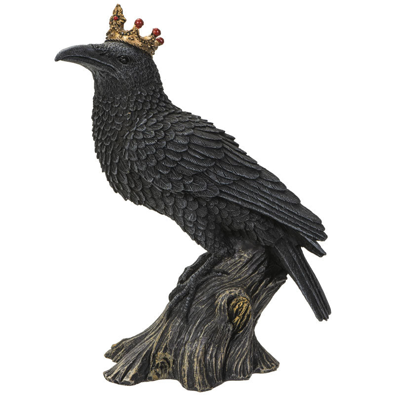 Crowned Raven Statue