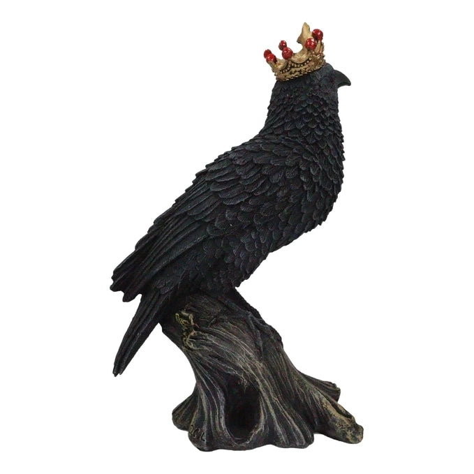 Crowned Raven Statue