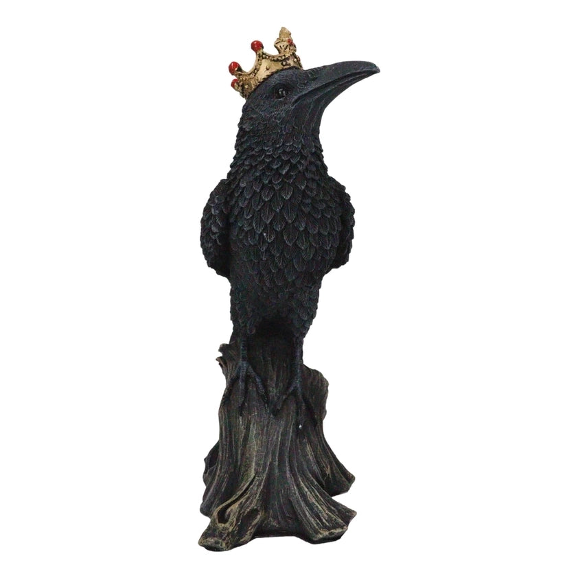 Crowned Raven Statue
