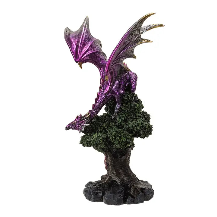 Dragon Perched on Tree Statue