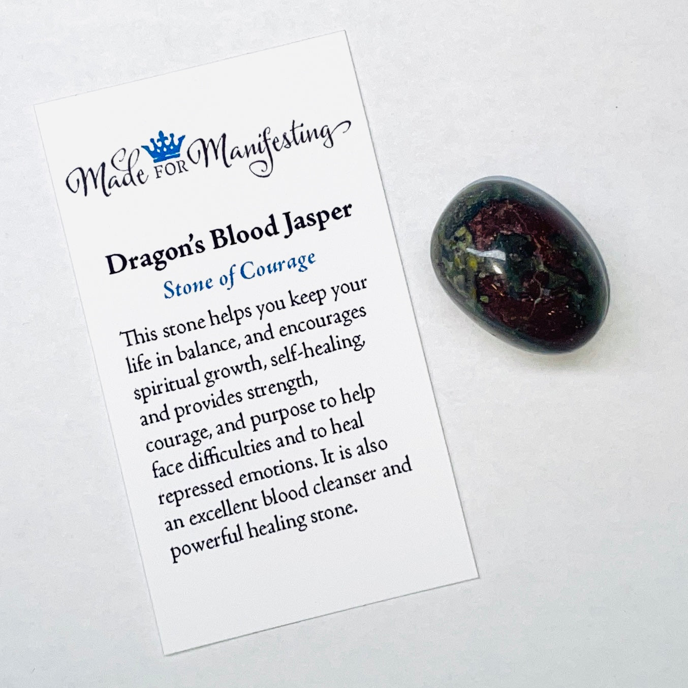 Dragon's Blood Tumbled Stone