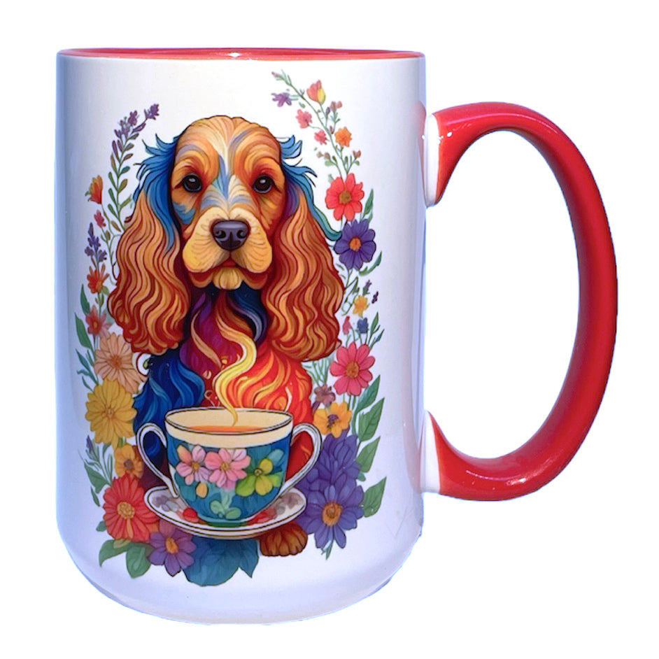 Artisan English Cocker Spaniel 15 oz Mug