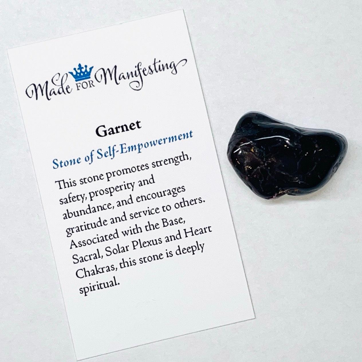 Garnet Tumbled Stone