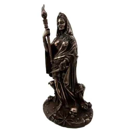 Hecate Bronze Greek Goddess Statue