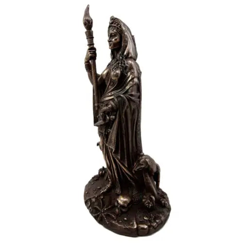 Hecate Bronze Greek Goddess Statue