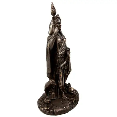 Hecate Bronze Greek Goddess Statue
