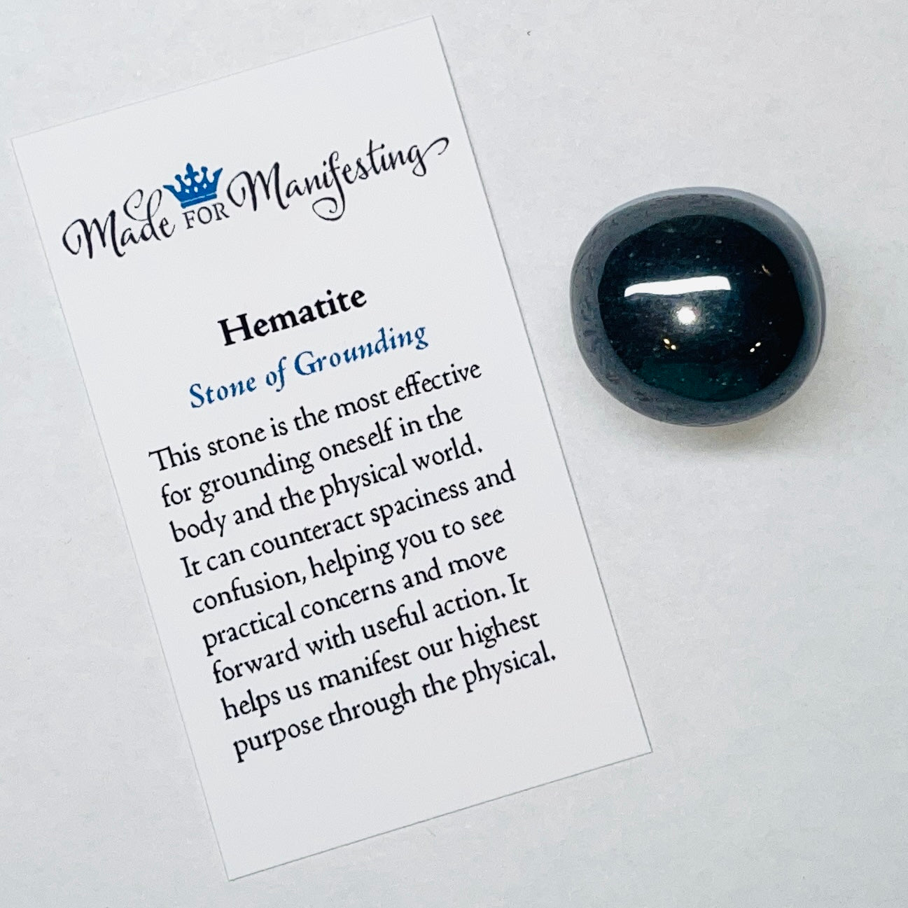 Hematite Tumbled Stone