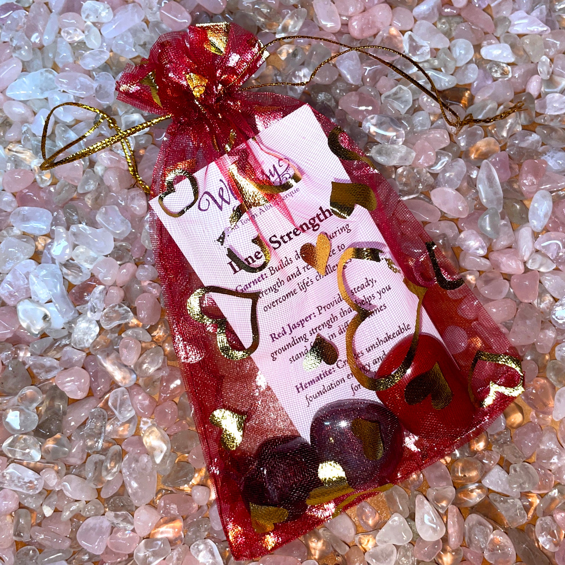 Inner Strength Intention Crystal Set