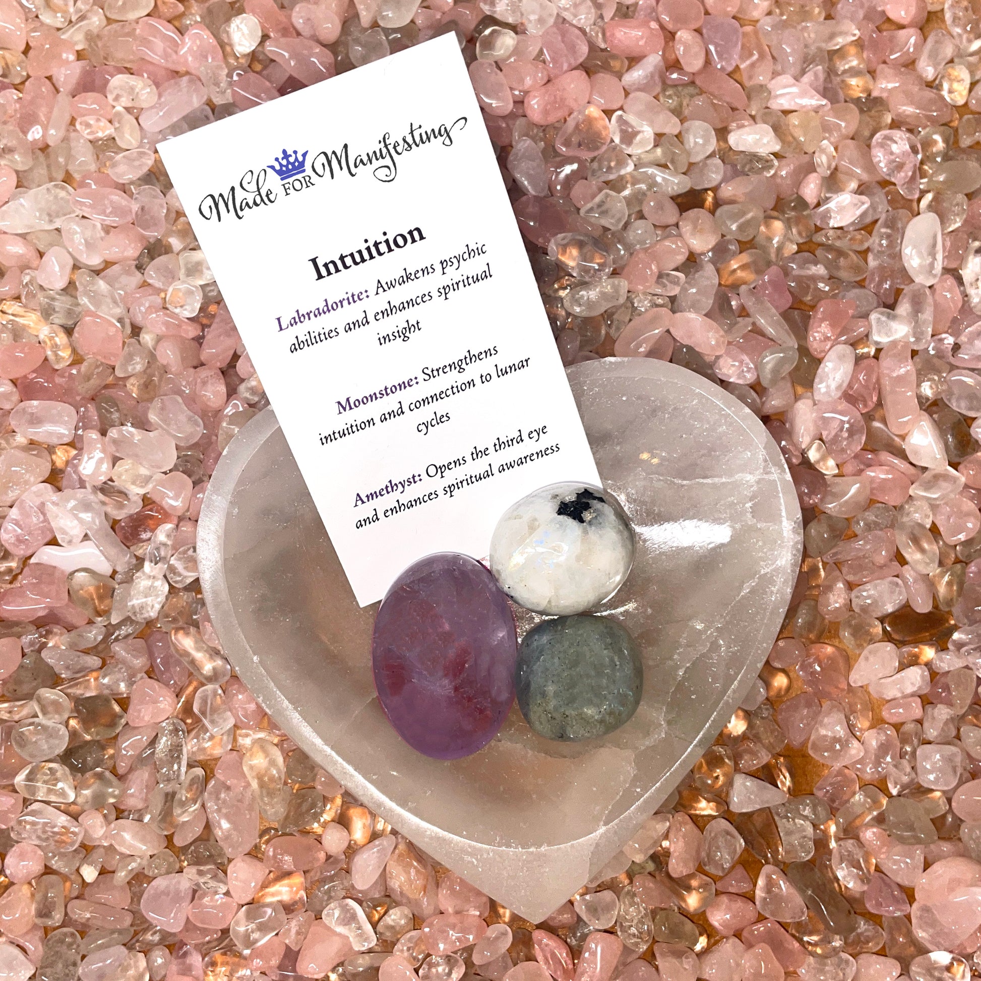 Intuition Intention Crystal Set