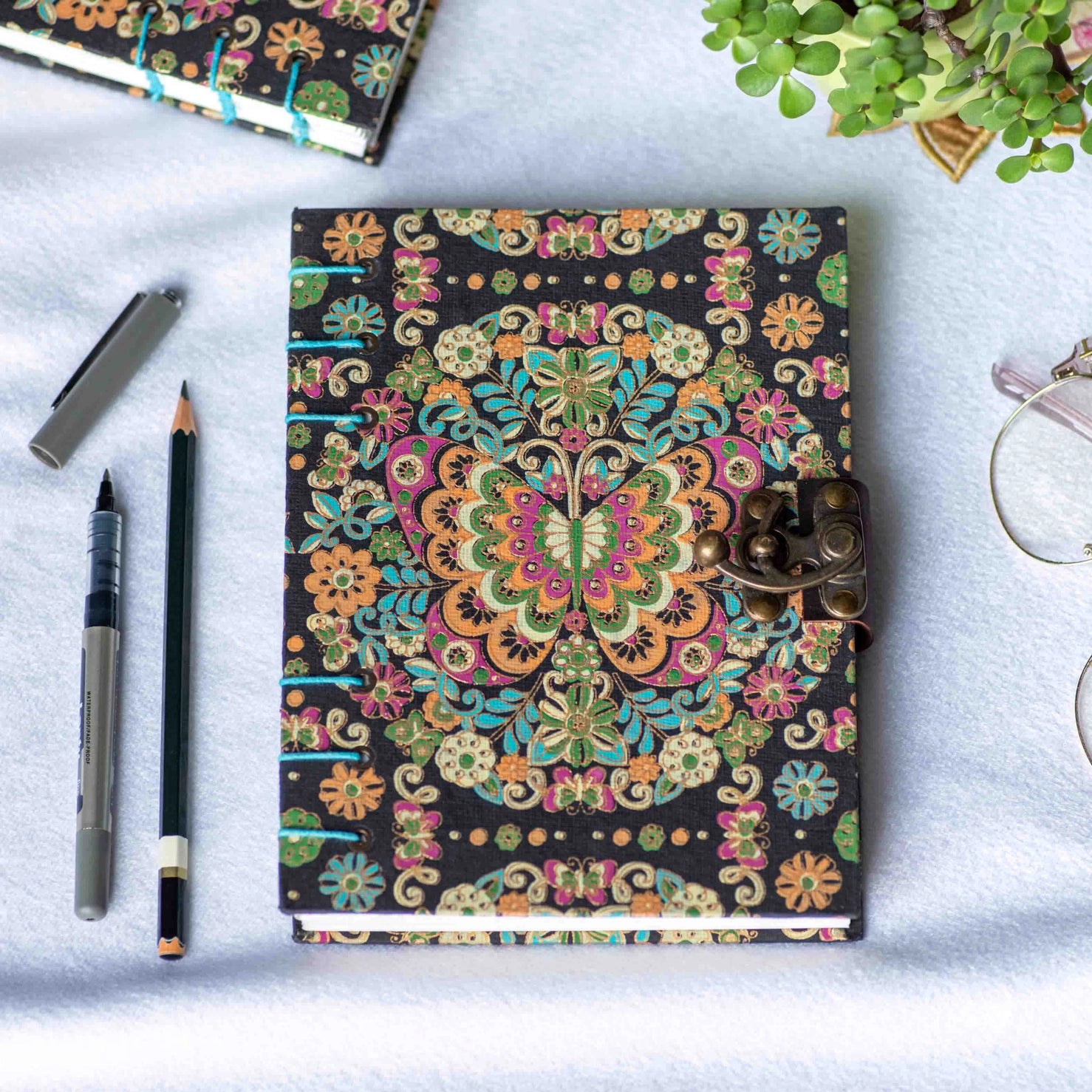 Journal Diary Notebook with Lock - R K Handicrafts