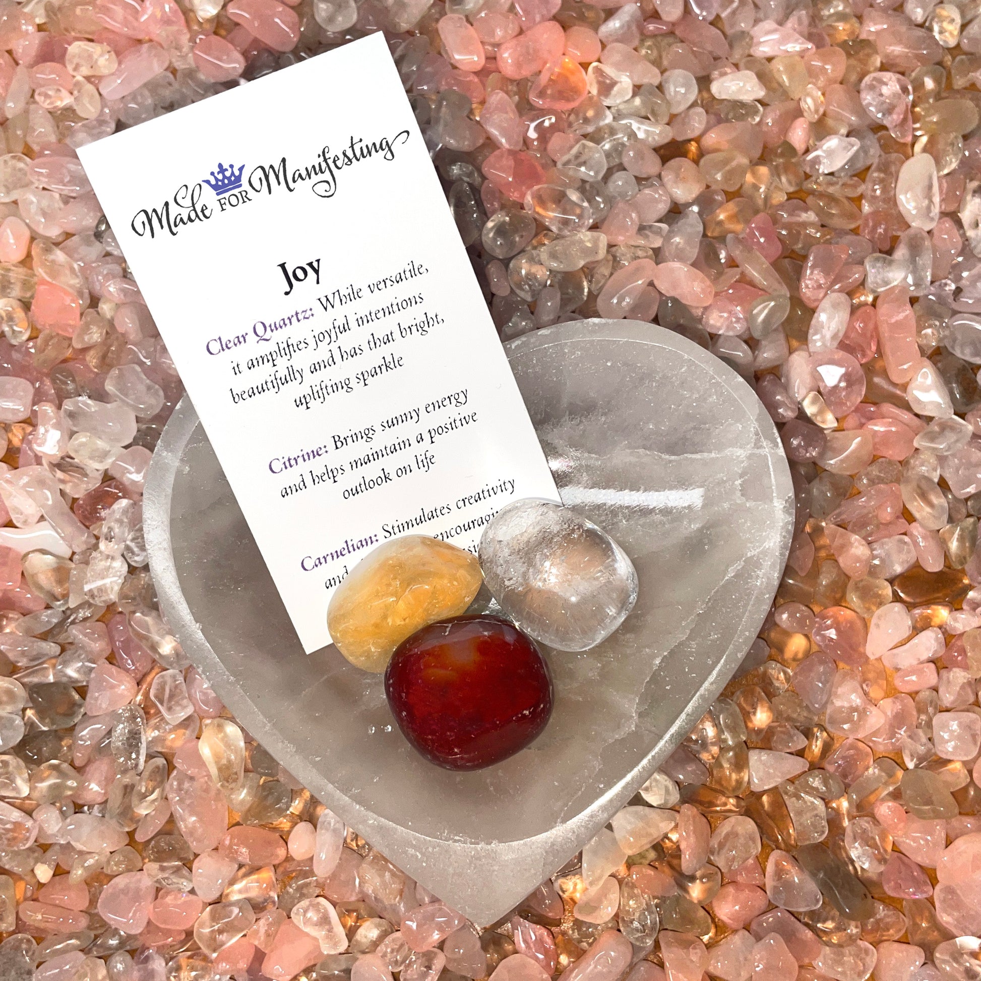 Joy Intention Crystal Set