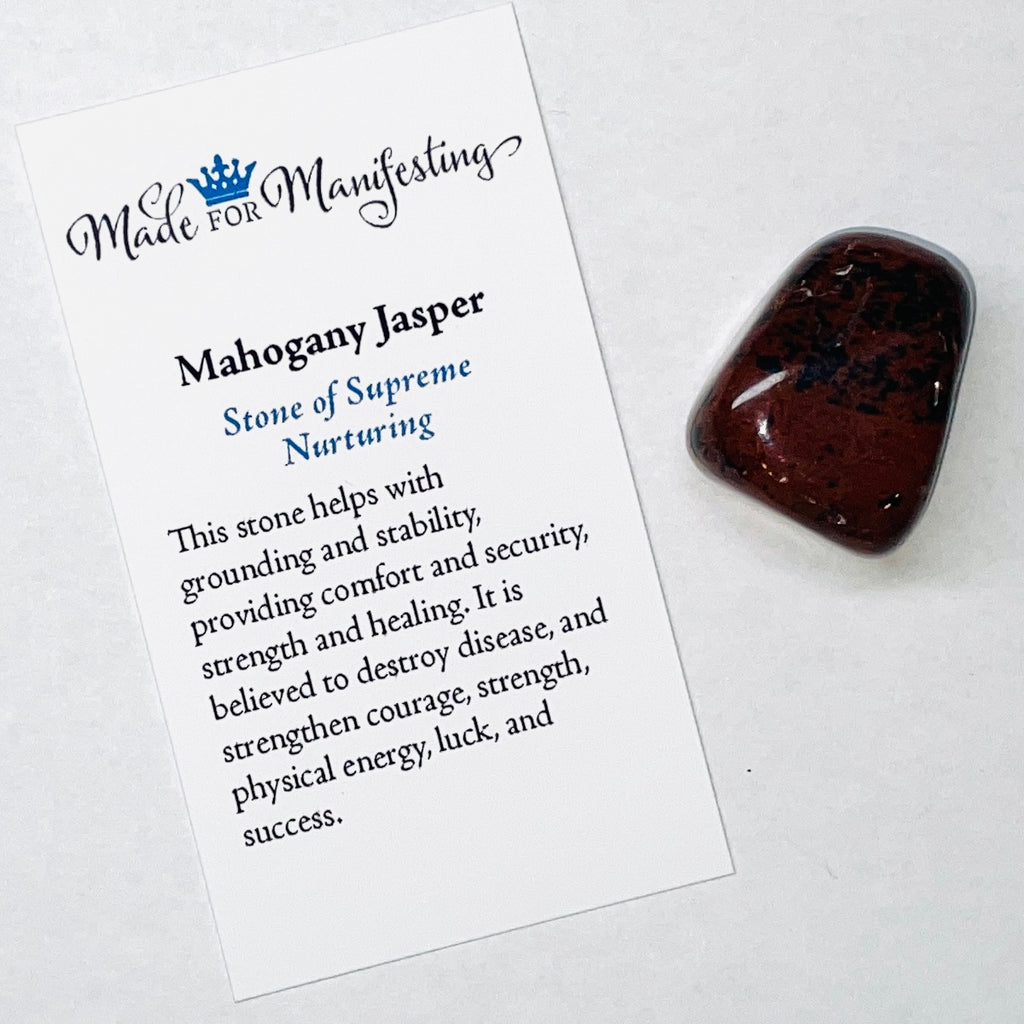 Mahogany Jasper Tumbled Stone
