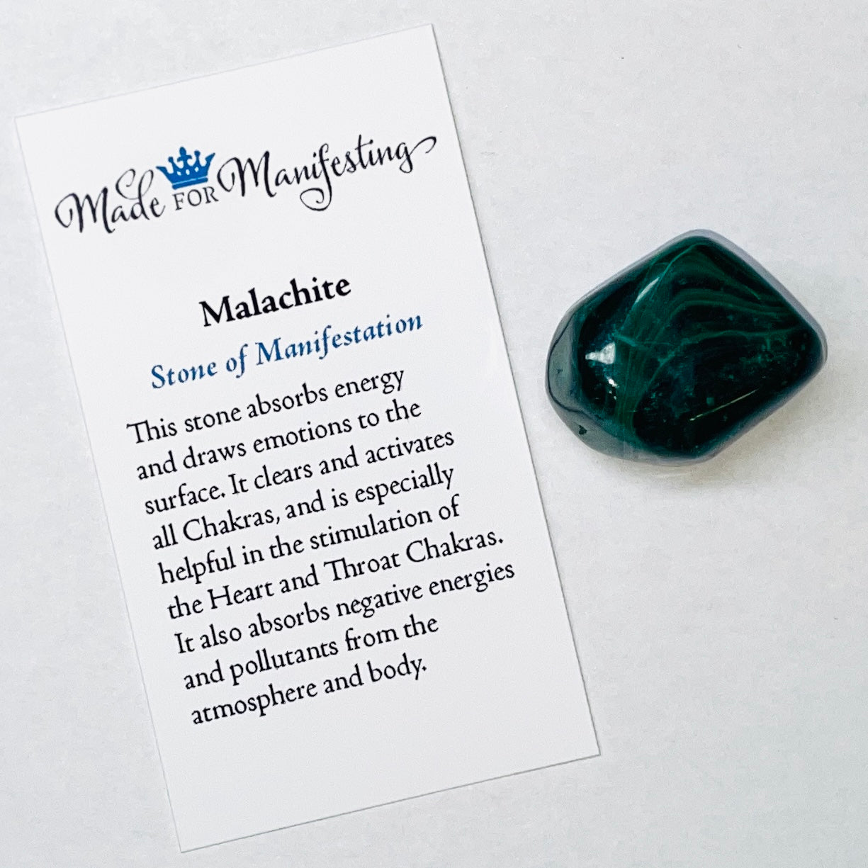 Malachite Tumbled Stone