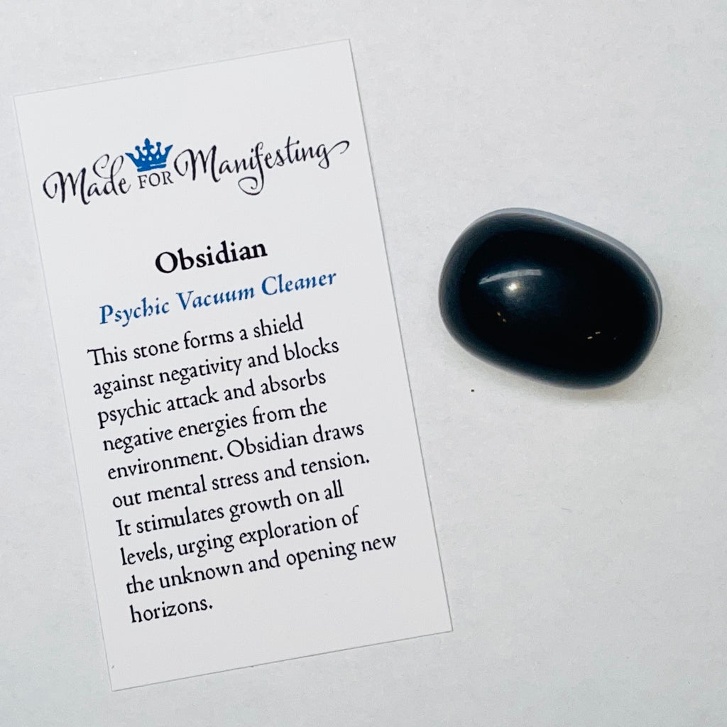 Obsidian Tumbled Stone