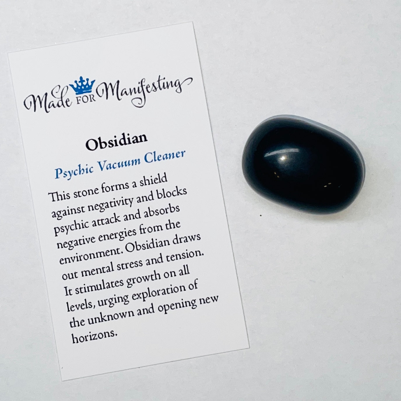 Obsidian Tumbled Stone