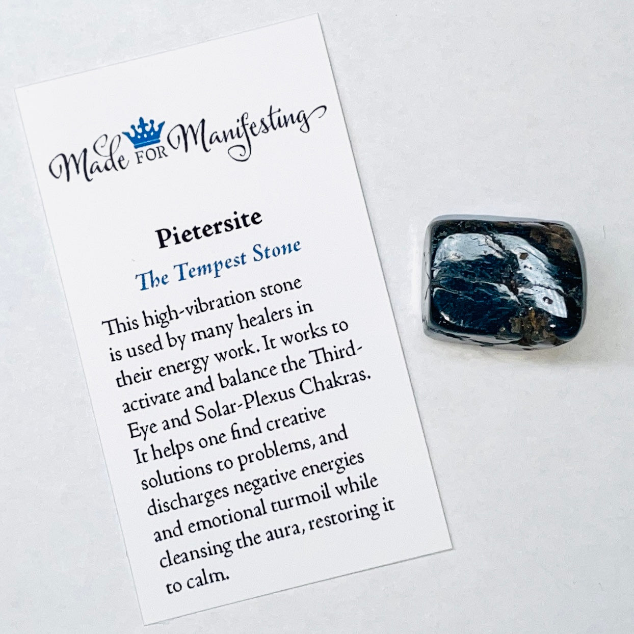 Pietersite Tumbled Stone