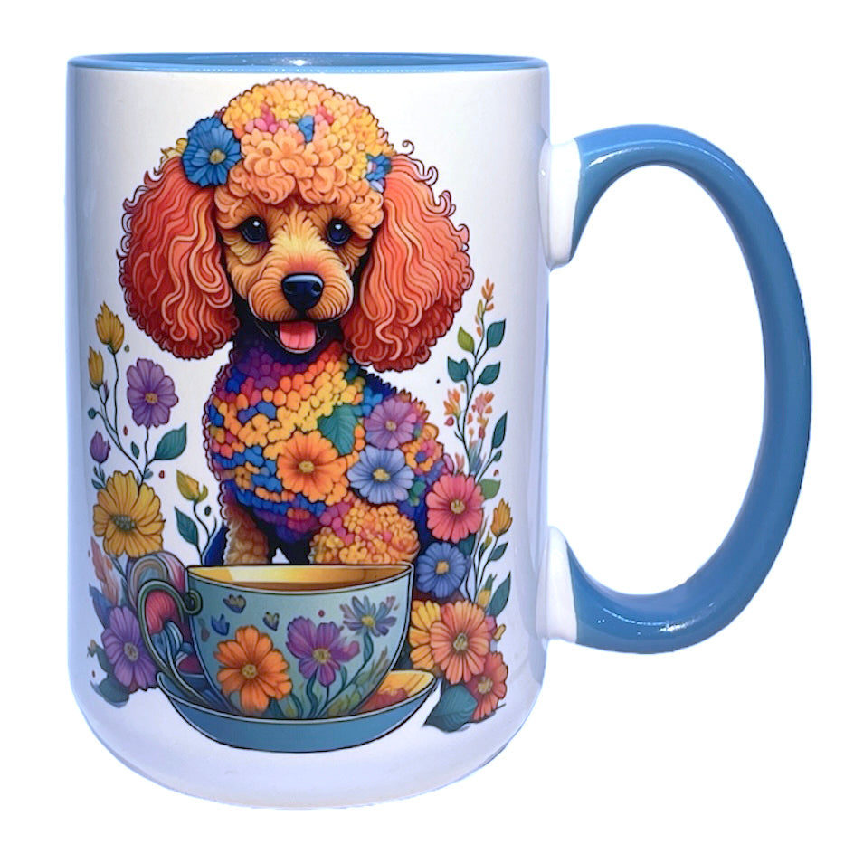 Artisan Poodle 15 oz Mug