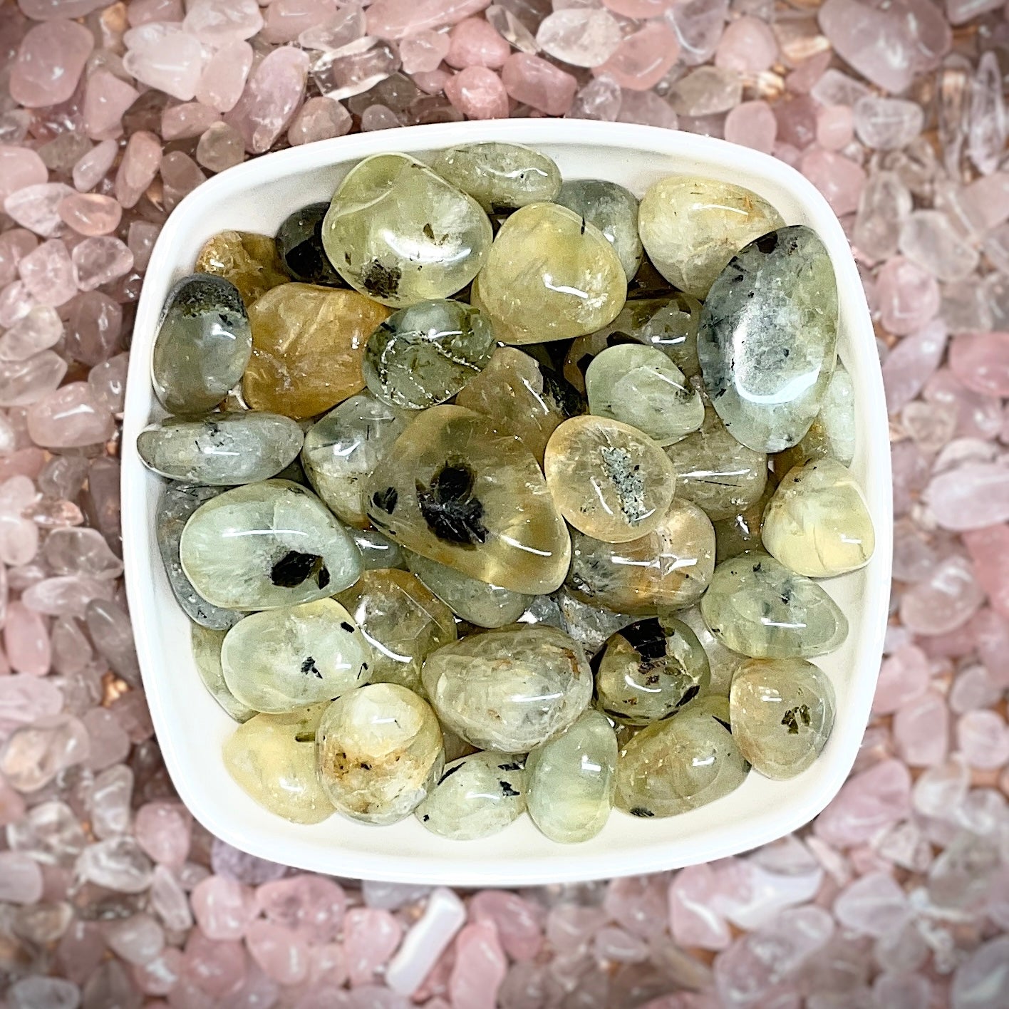 Prehnite Tumbled Stone