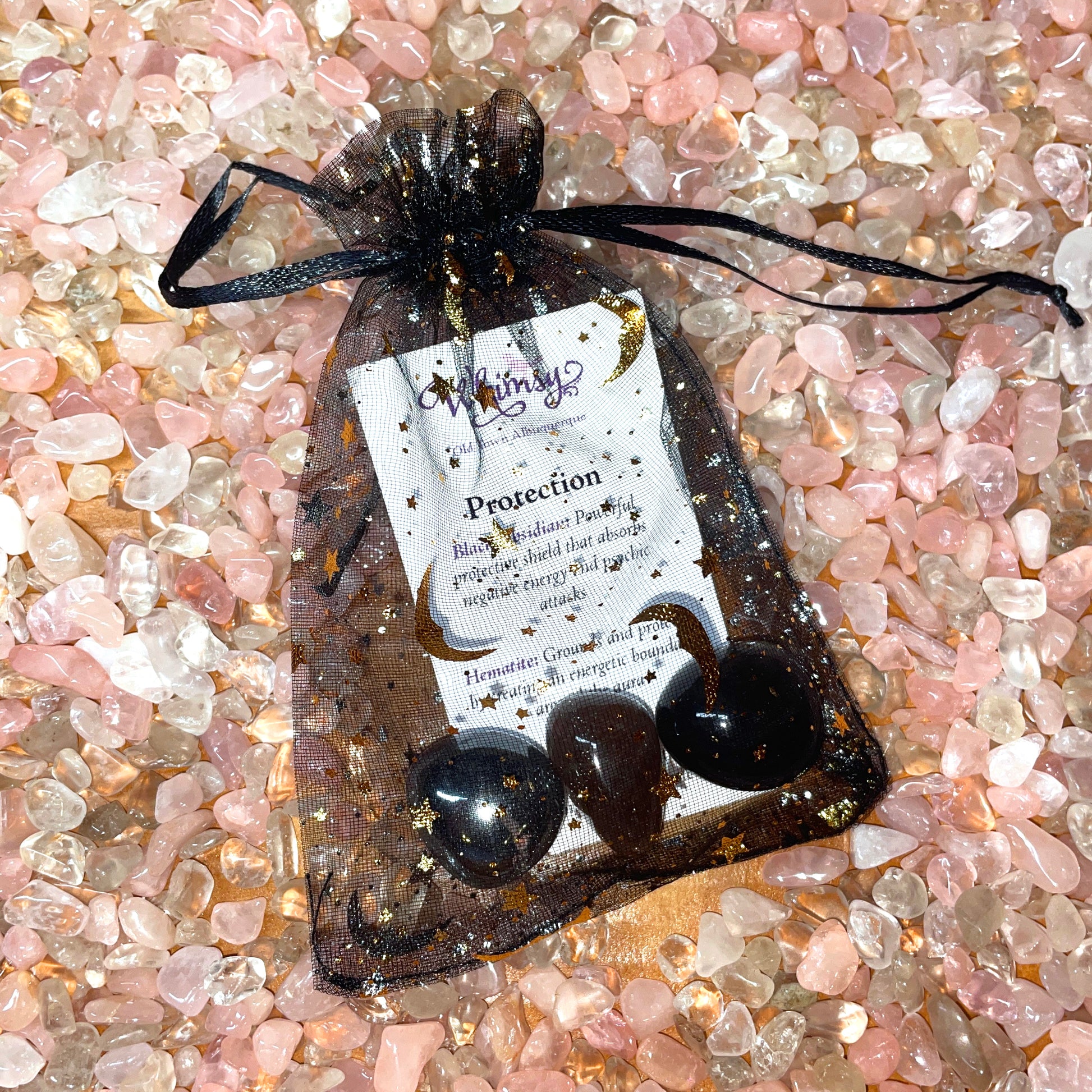 Protection Intention Crystal Set