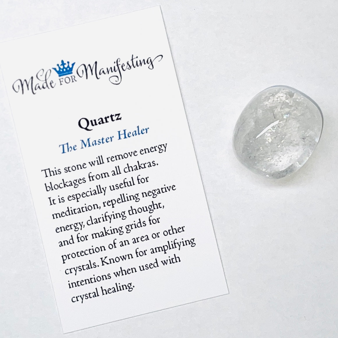 Quartz Tumbled Stone