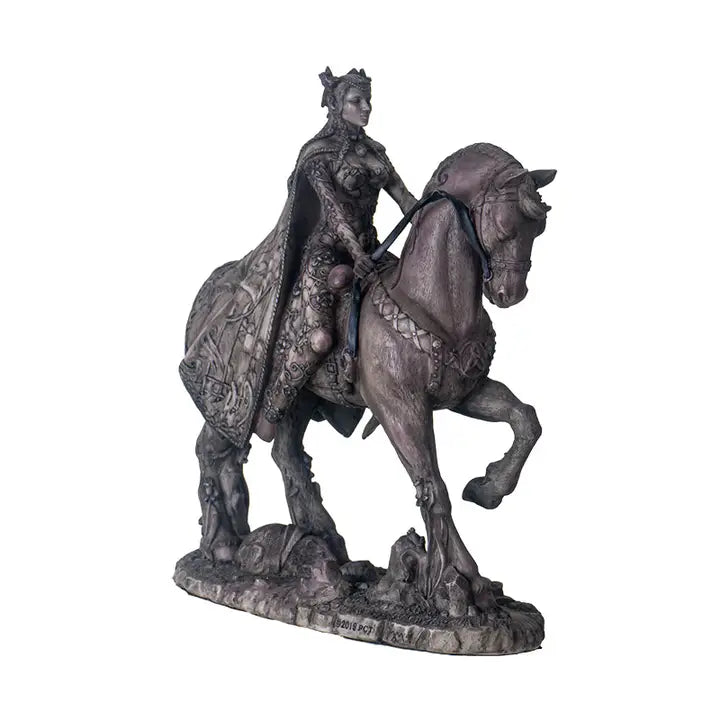 Rhiannon on Horse Celtic Goddess Statue