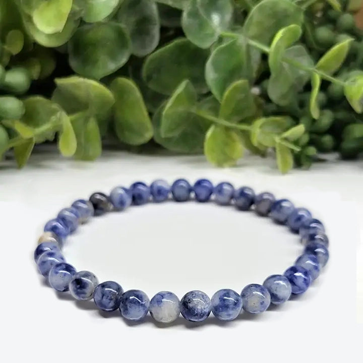 Sodalite 6mm 7.5” Crystal Bracelet