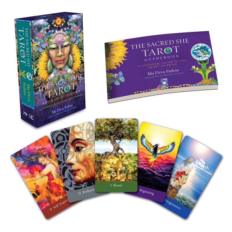 Sacred She Tarot Deck and Guidebook by Ma Deva Padma - Simon & Schuster