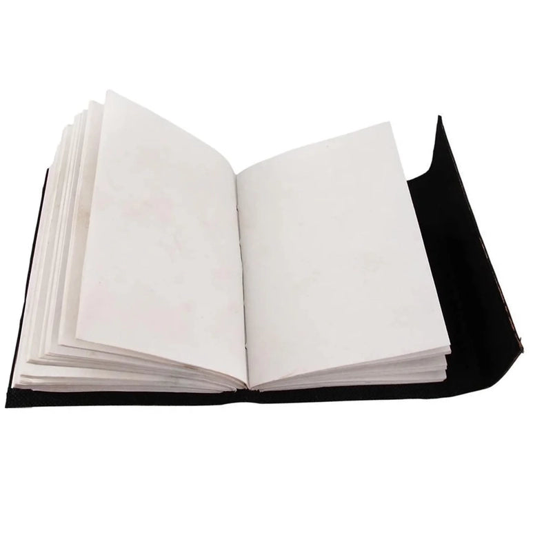 Leather Notebook with Stone Mandala Embossed Travel Journal - R K Handicrafts and Exporters