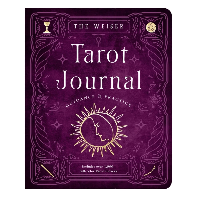 The Weiser Tarot Journal: Includes 1,920 Tarot Stickers - Red Wheel/Weiser