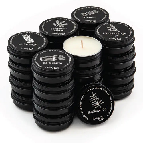 1oz Sandalwood Tea Light - Hemlock Park