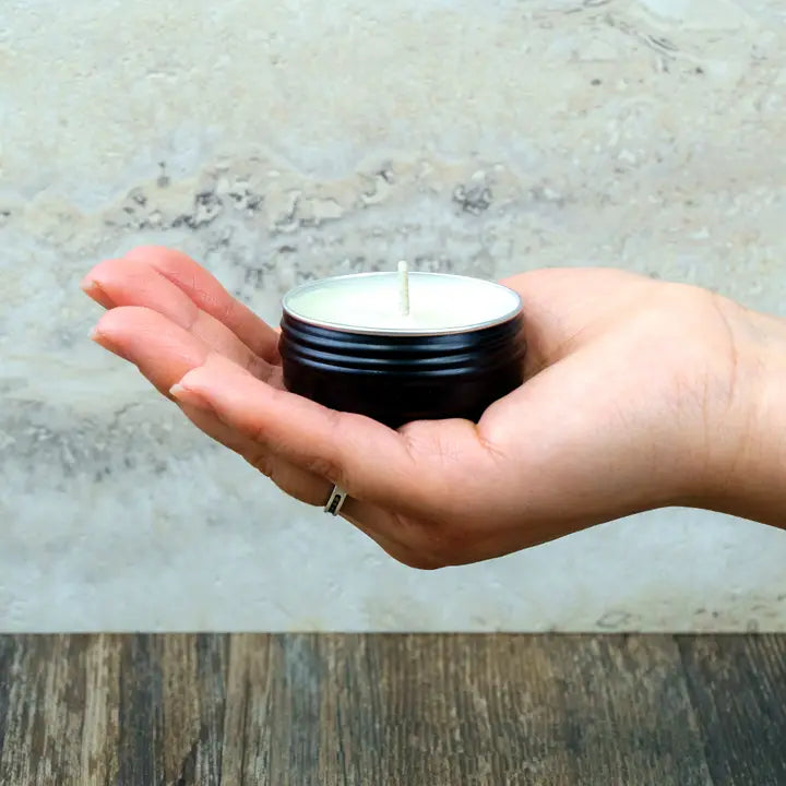 1oz Blue Sage Tea Light - Hemlock Park