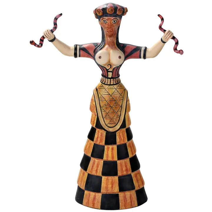 Cretan Snake Goddess Statue