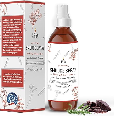 Soul Sticks - Dragon's Blood Sage Smudge Spray (3.5 oz)