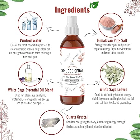 Soul Sticks - Dragon's Blood Sage Smudge Spray (3.5 oz)