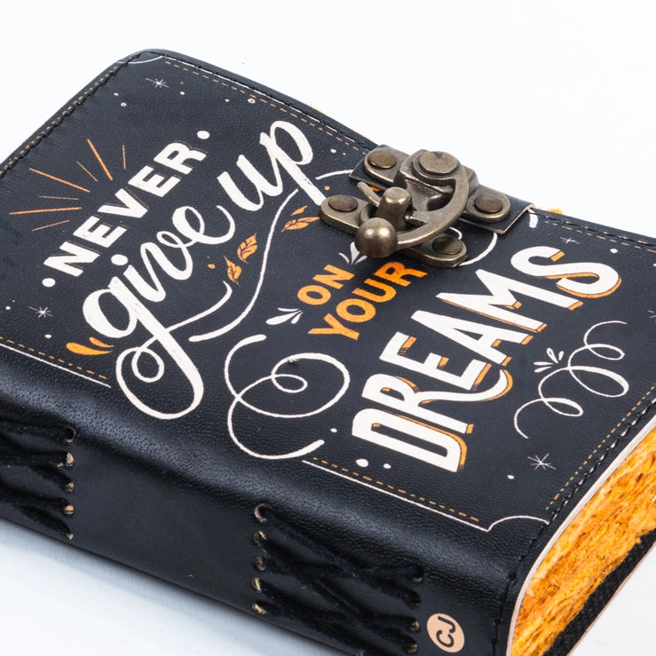 Leather Journal with Quotes Diary for Travel Lovers - R K Handicrafts